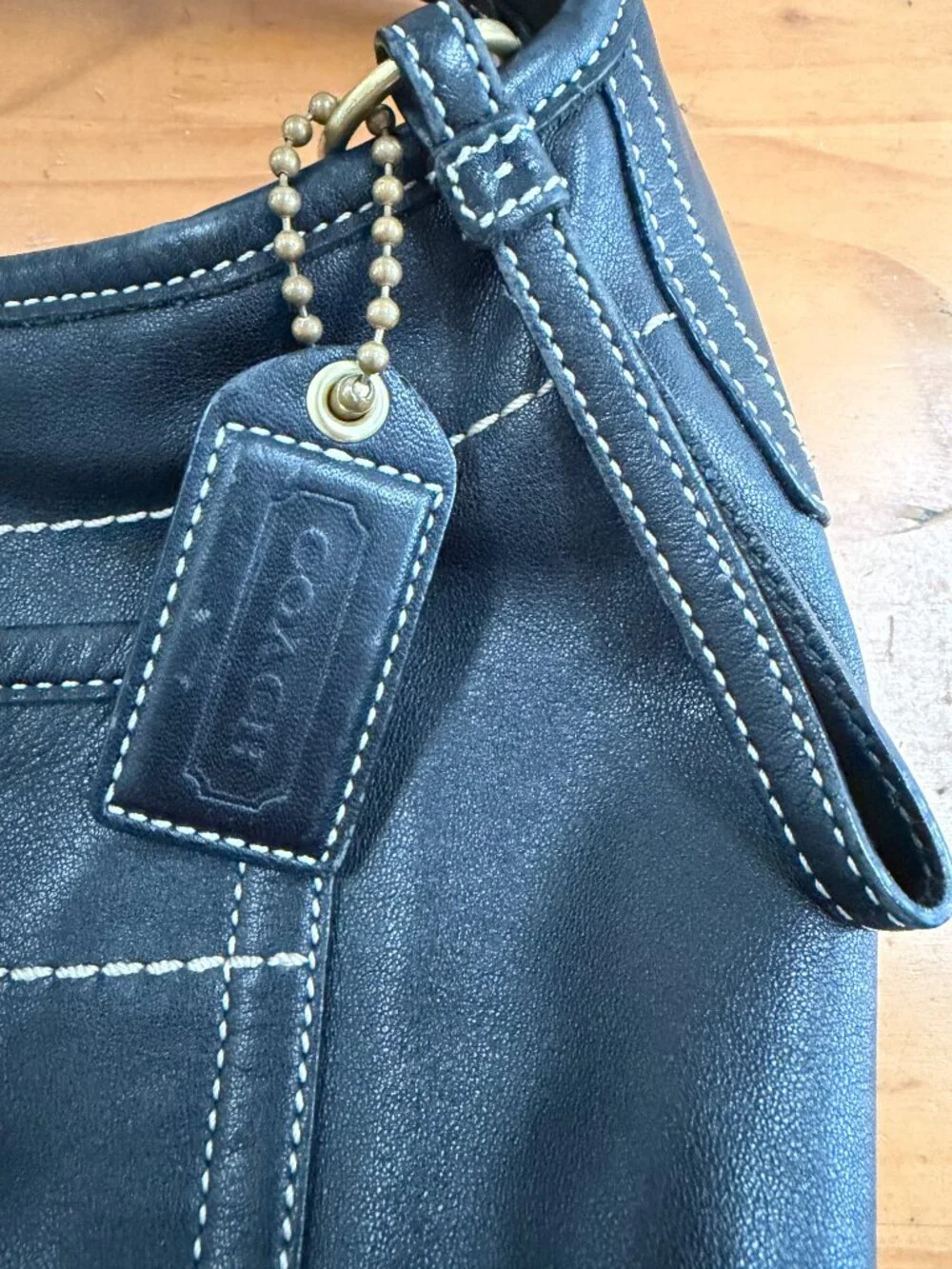 Coach Legacy Ergo XL Tote 10744 Black Leather Turnlock Shoulder Bag